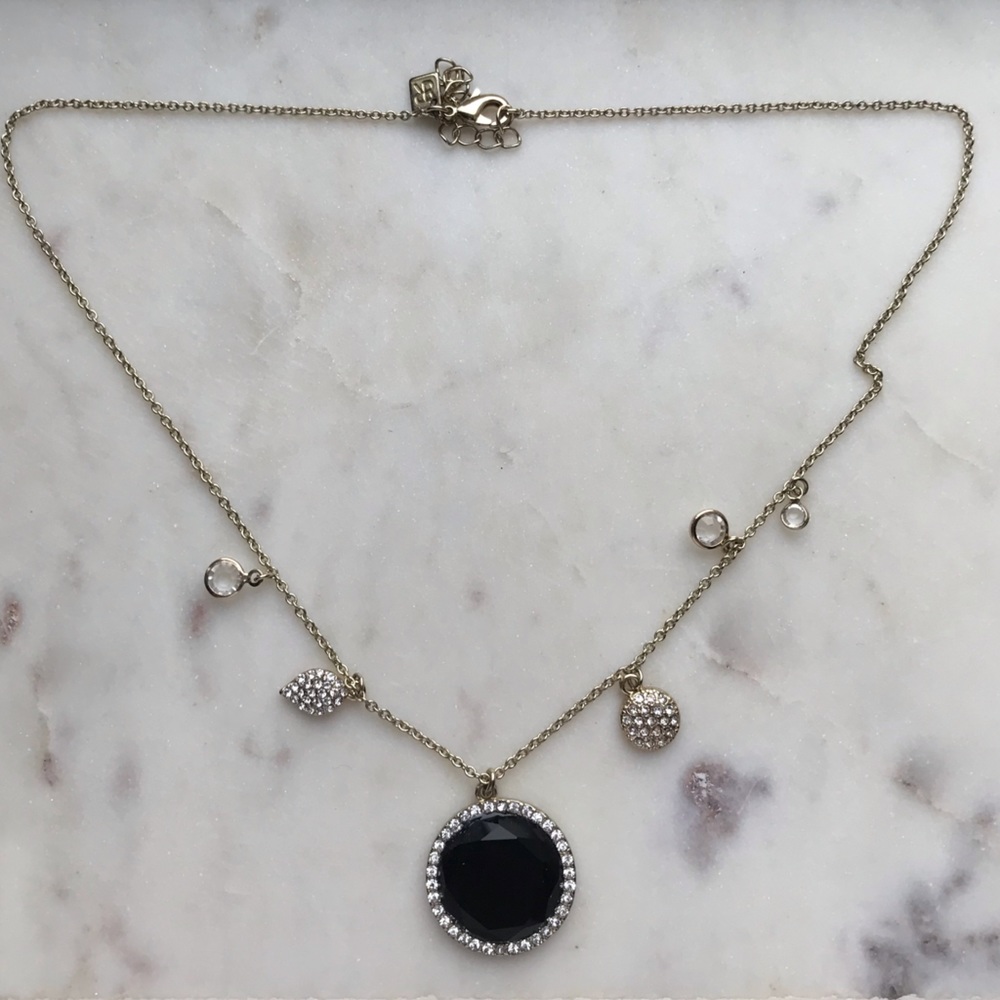 Banana Republic Necklace with Black Stone